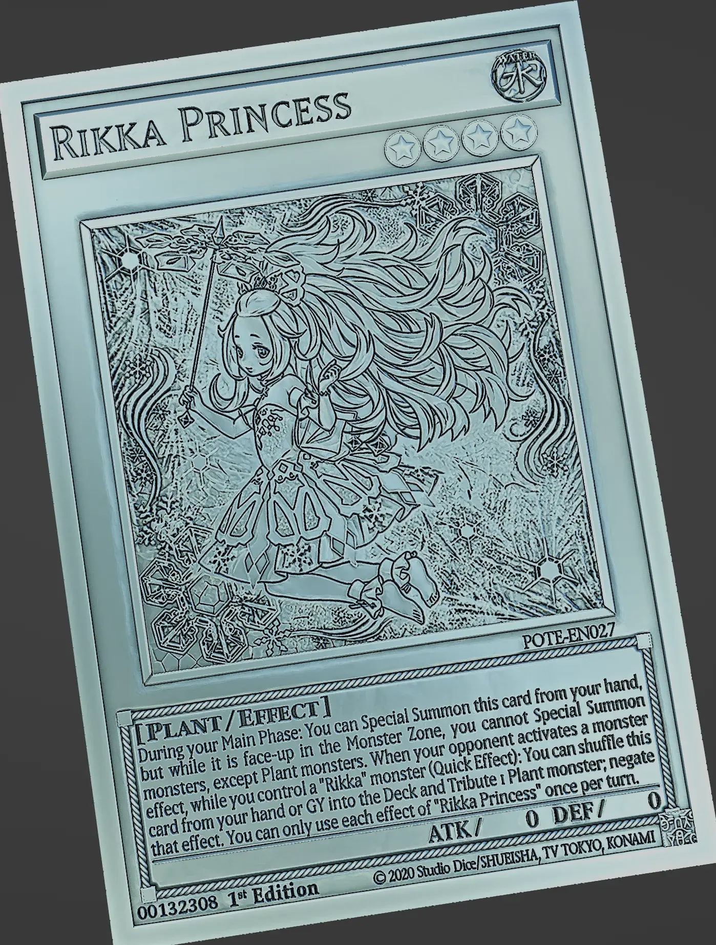 Other STL Download - Rikka Princess - yu-gi-oh!by Wsonuchiha3D