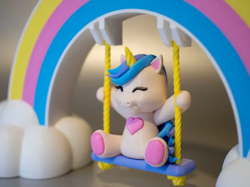 Rainbow Unicorn Lamp