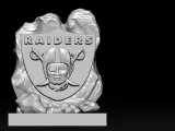 NFL - LAS VEGAS RAIDERS FOOTBALL STATUE DECOR - 3D PRINT-3