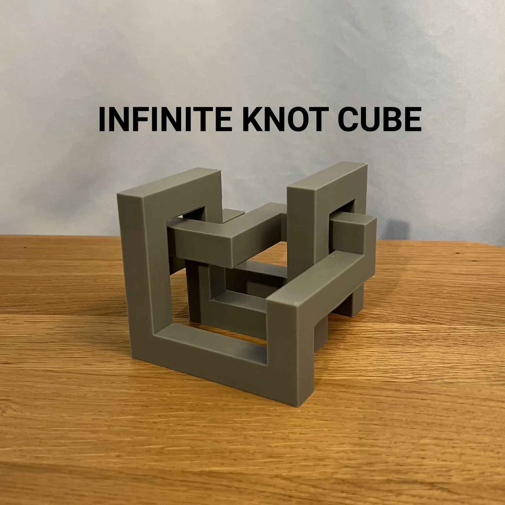 3d Printer Files 3mf File Infinite Knot Cube Creality Cloud