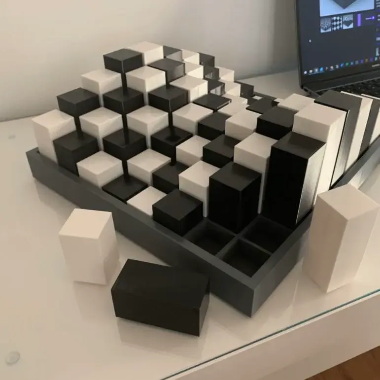 3D地形棋盘（无棋子）
