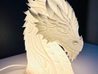 Dragon table lamp decor