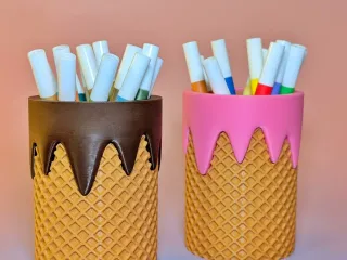 ice cream pencils holder