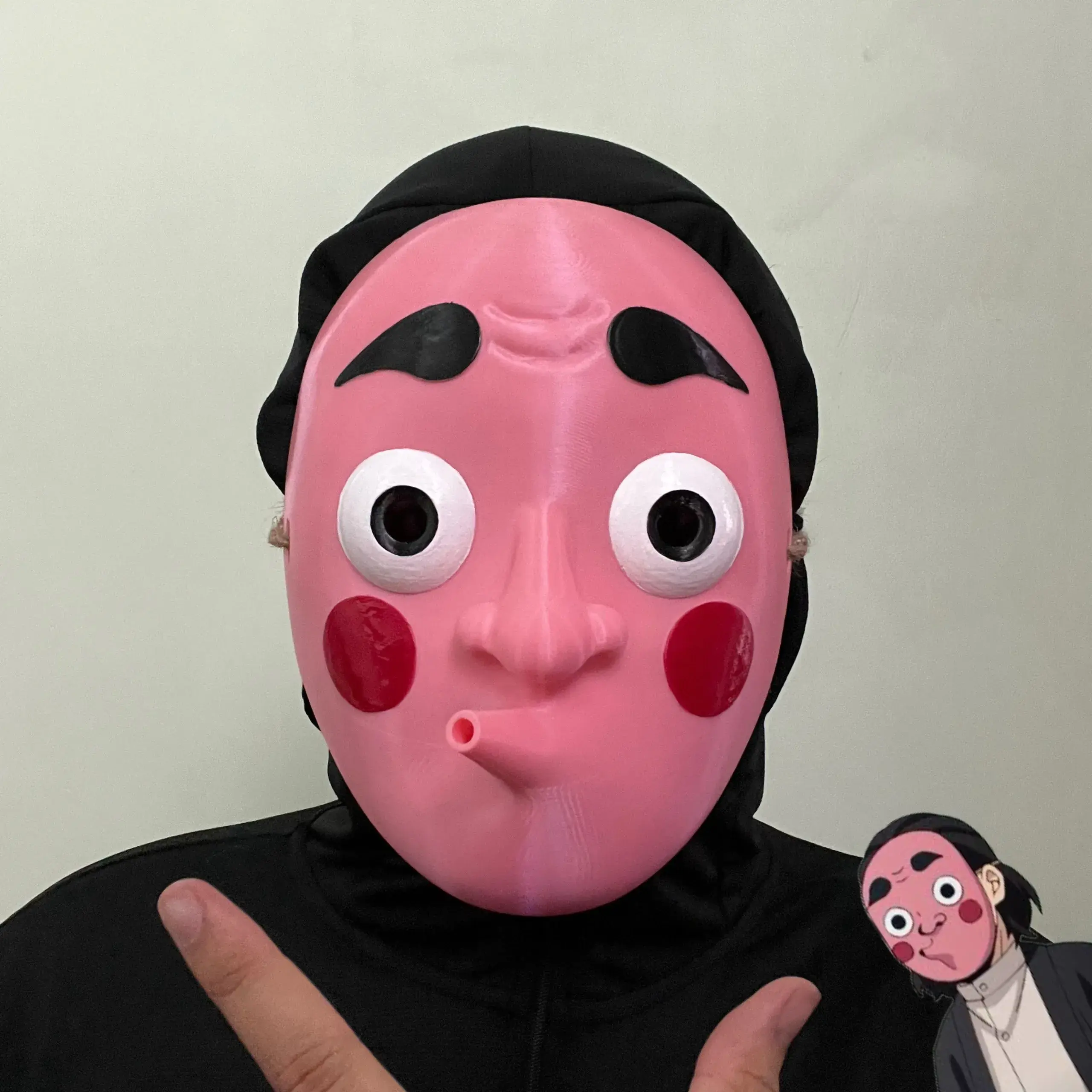 Máscara Kozo Kanamori - Demon Slayer - Máscara Kimetsu No Yaiba