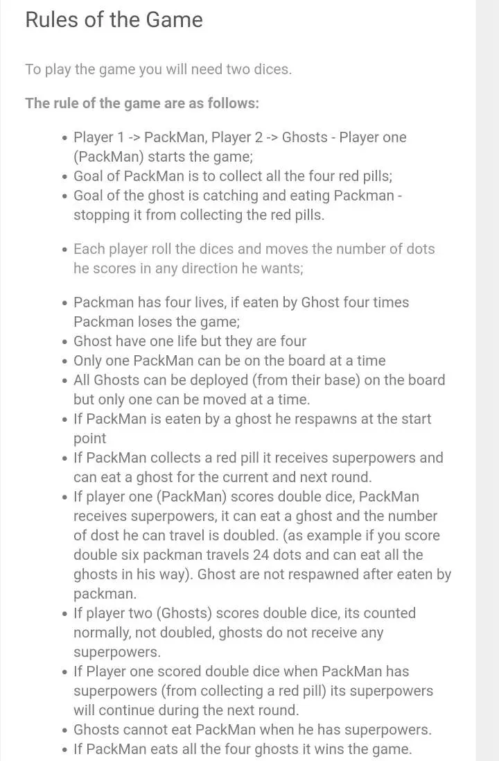 pac-man board game