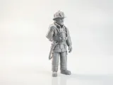 Fireman With Axe Figurine Emergency Hero 3D Printable-3