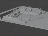 f1 race trace monaco city buildings 3d-1