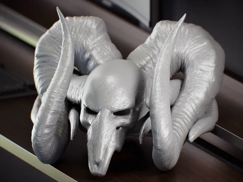 Casque décoratif creux du Raider d'Elden Ring Nightreign