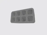set box with compartments, thk 3mm, in size 10x10mm-1