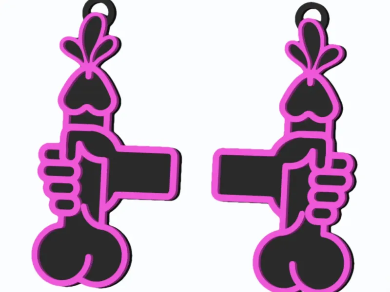 Handjob Happy End - Earring & Pendant v1