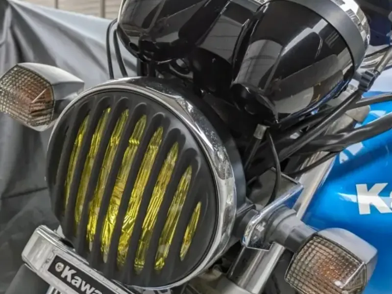 Motorcycle Mesh Grill 7 inches headlight 