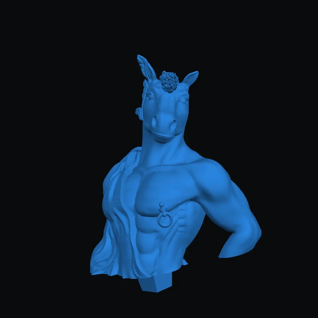 horse pin up top torso