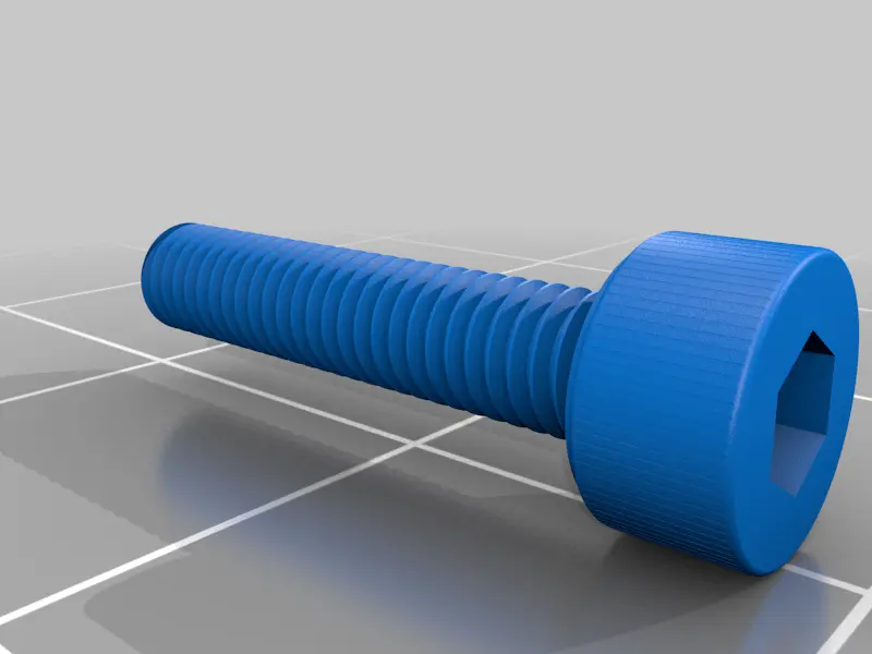 ISO CHC M3 Screws - 3D MODELS - .step files