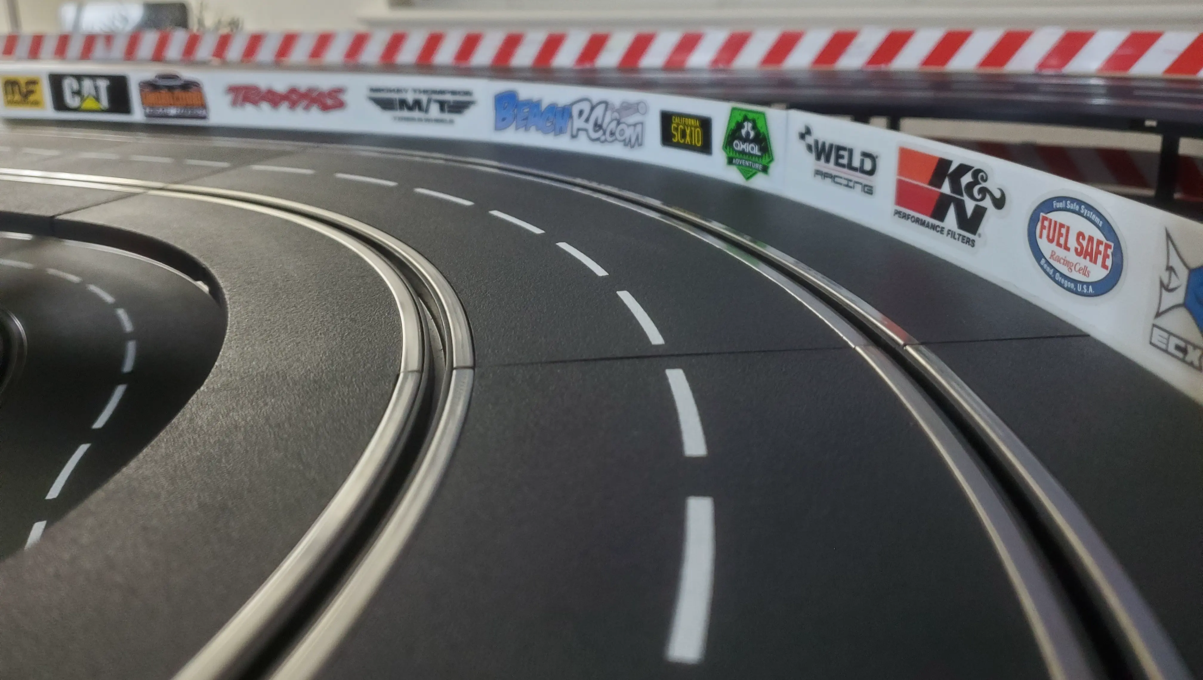 1/32 Carrera slot car track guardrails