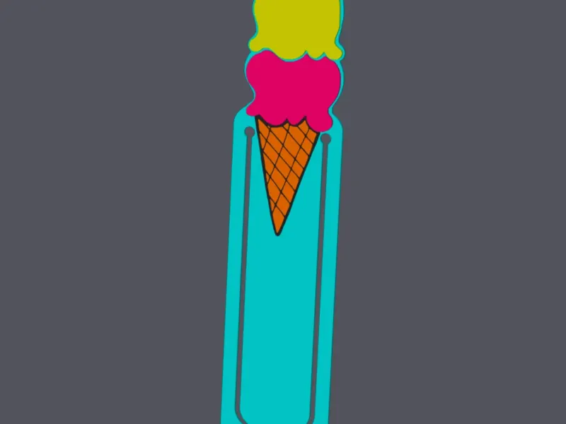 Ice Cream Cone - Bookmark