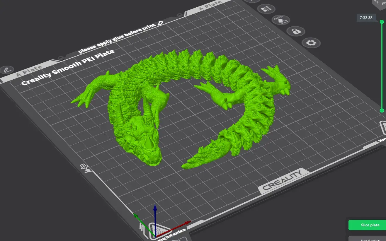 The Apex Dragon (Of course my articulated dragon)