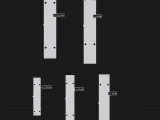 Heavy Duty Shelf Brackets – Set of 5 Different Sizes-3