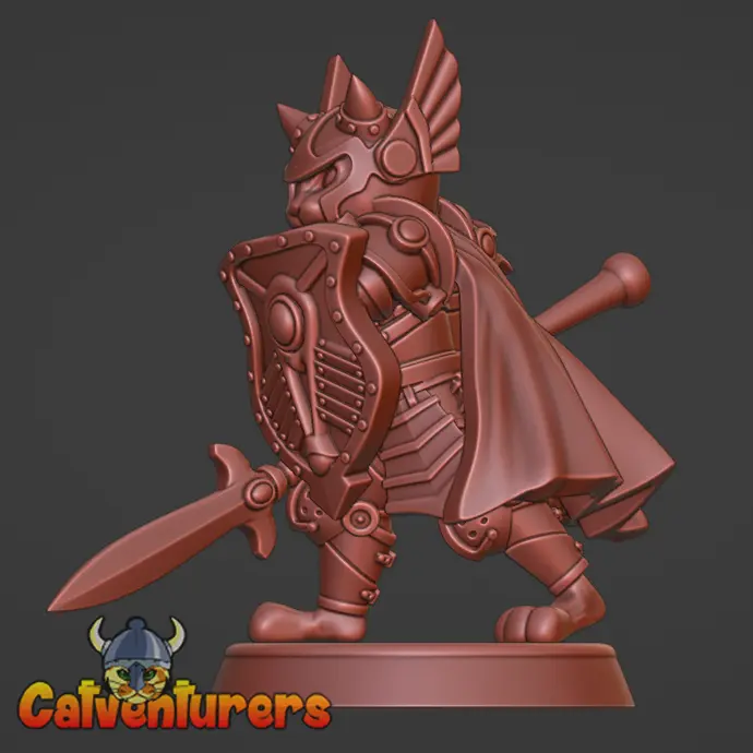 Prince Purrpaws Paladin Cat