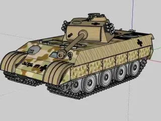 German Tank, Panzerkampfwagen V «Panther» Sd.Kfz. 171