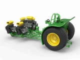 Pulling tractor with 5 engines V8 Version 5 Scale 1:25-6