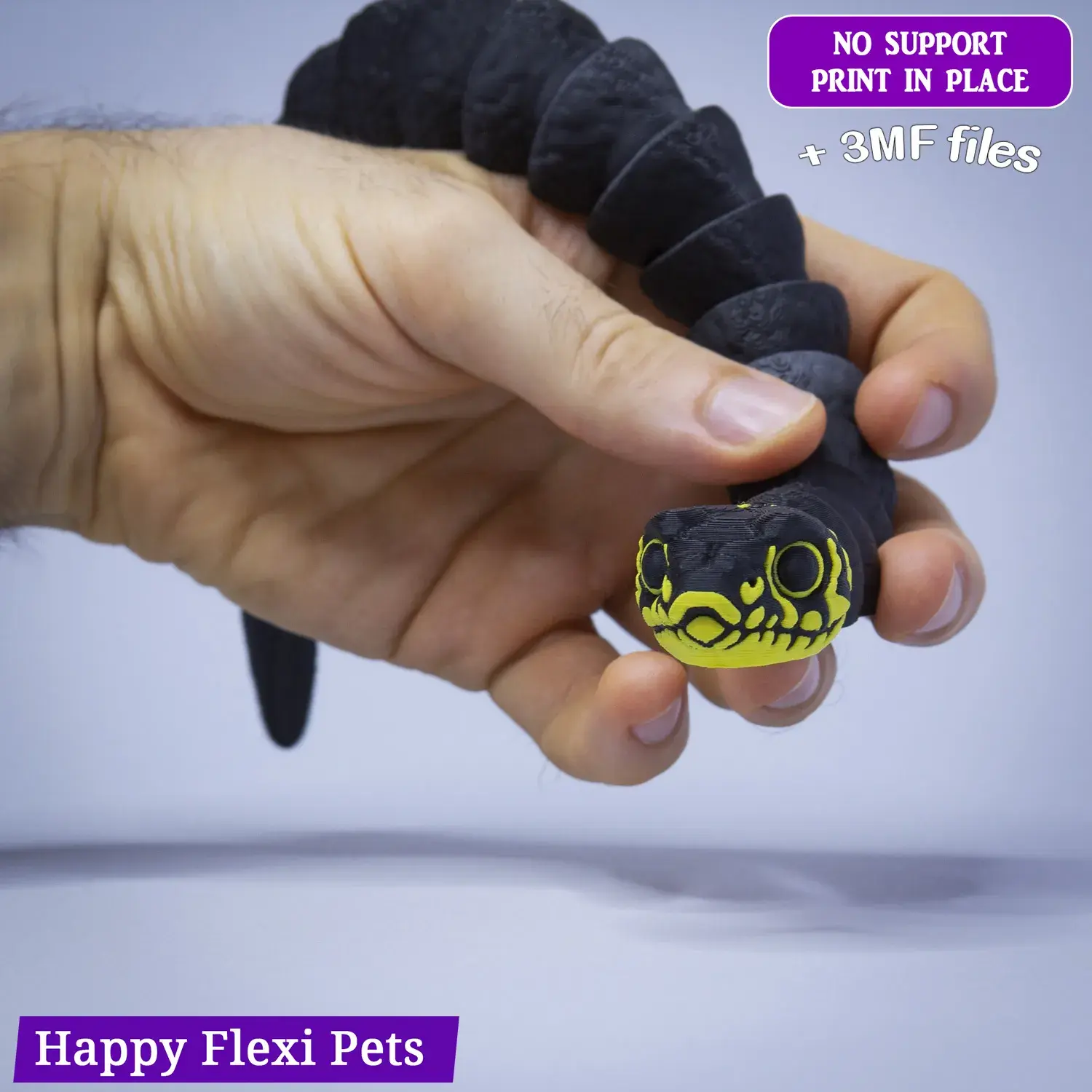 Realistic flexi snake toy