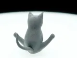 Zen Cat Statue-2