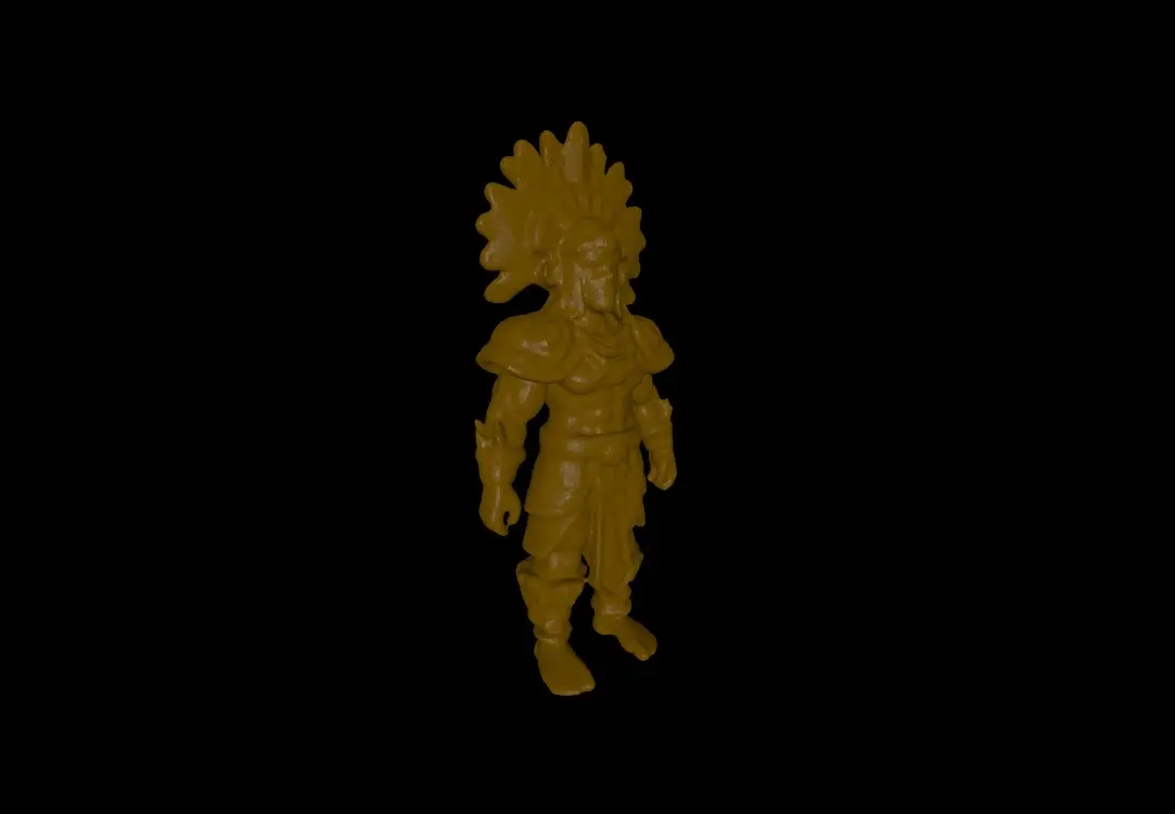 Mayan God Statue
