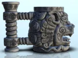 Asian dragon dice mug (3) - beer can holder-3