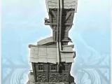 Medieval house with large tower with terrace and pipes (10)-4