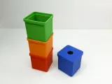50x50x50 Stackable box with lid-1