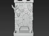 Gothic Haunted Dice Tower-3