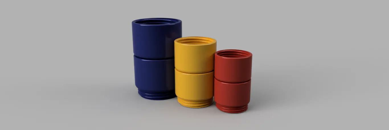 Stacking Screw Together Containers