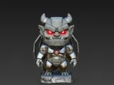 Techno-Gargoyle Statue-2