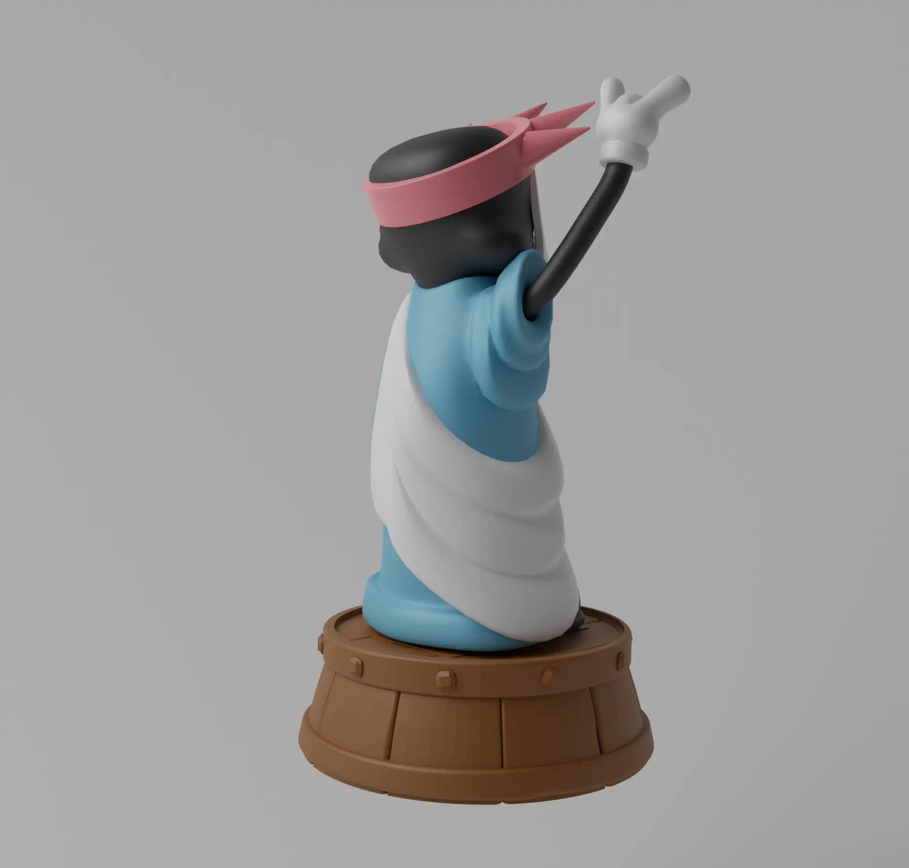 The King of Sauna Libertydead Art Toy Fan Art