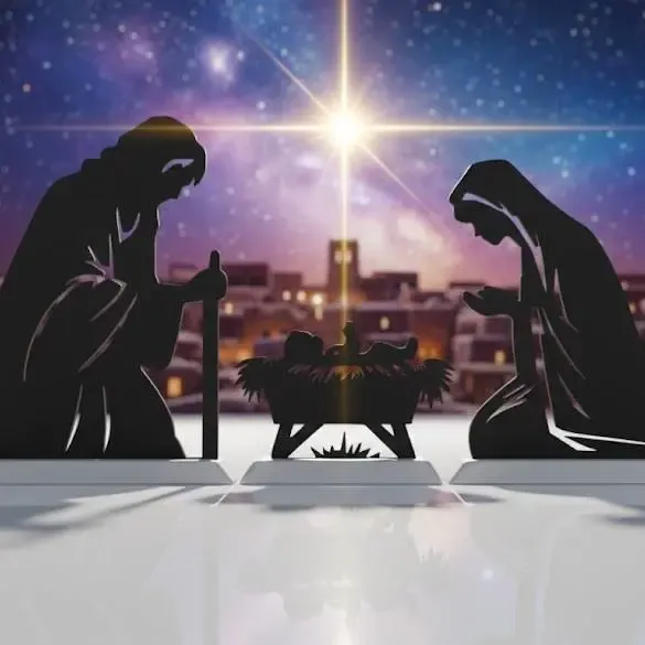 Nacimiento Navideño Minimalista