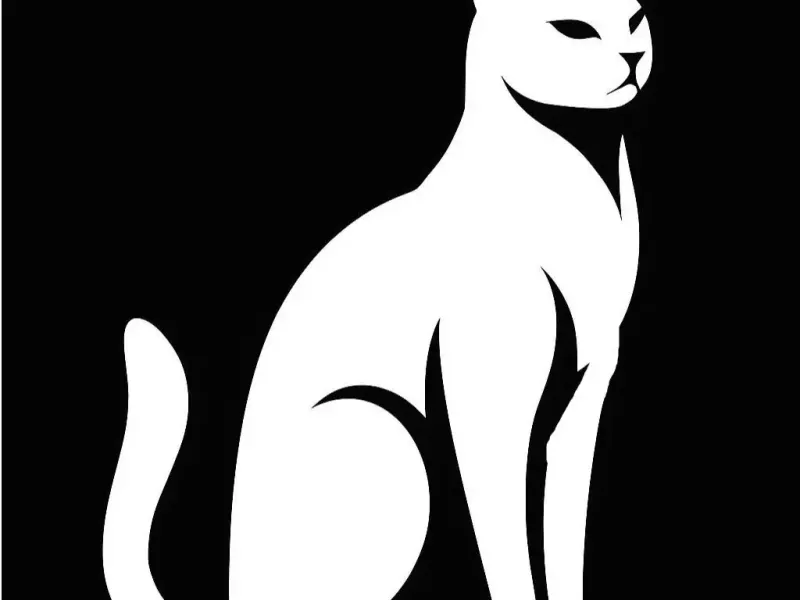 Kedi Figürlü Duvar Süsü