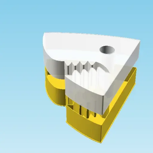 Cabeza de tiburón, caja encajable (v2)