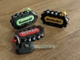 Motorcycle roller keychain ring-5