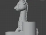 Giraffe Organizer STL – Pencil Holder-3