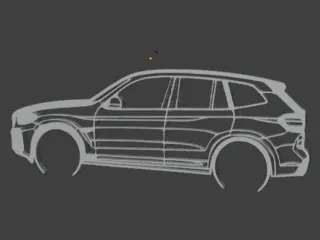 BMW X3M Silhouette