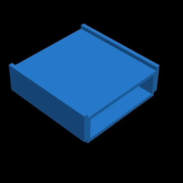 large drawer / cubby box 