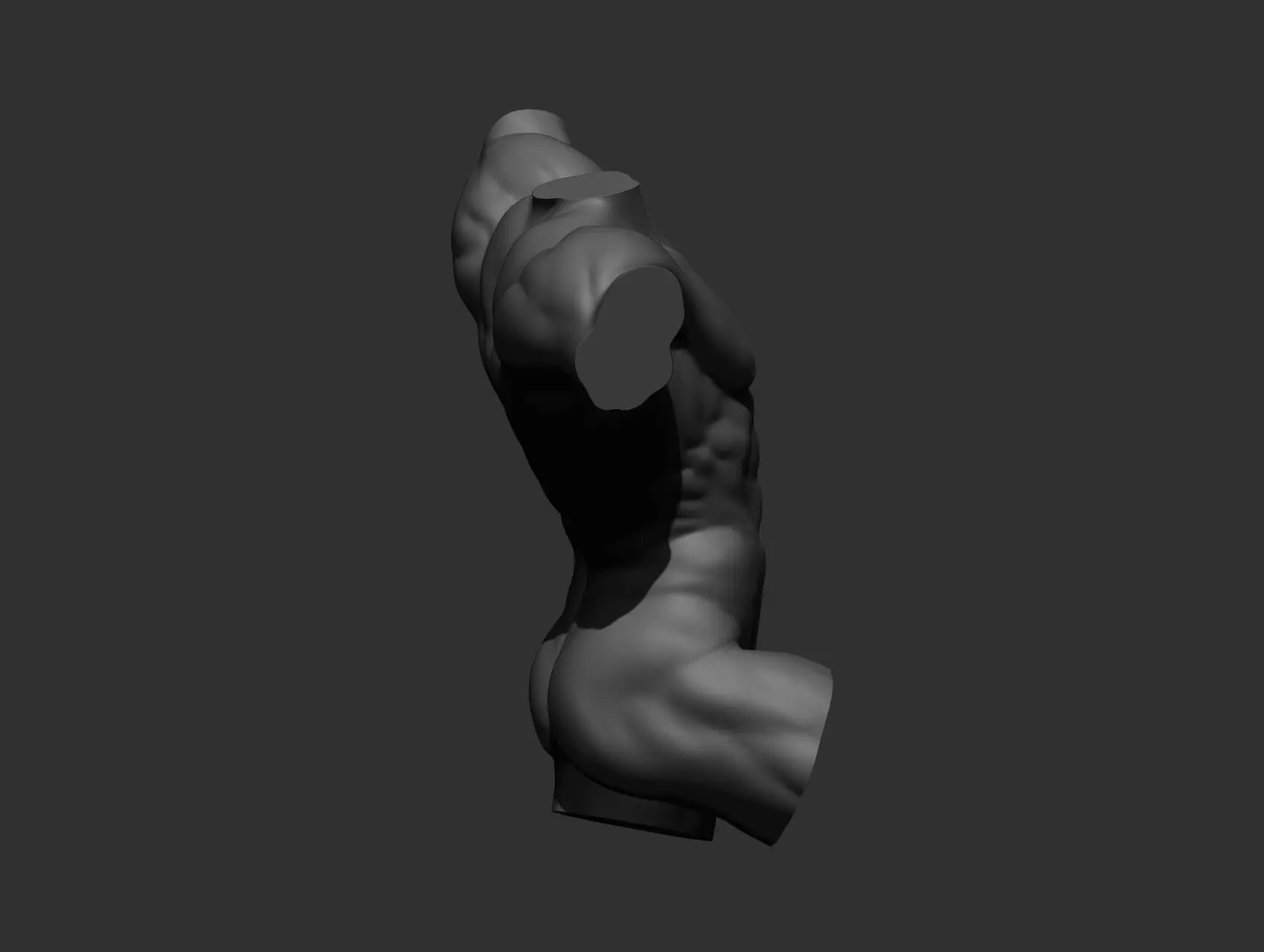 3 Posturas de torso masculino