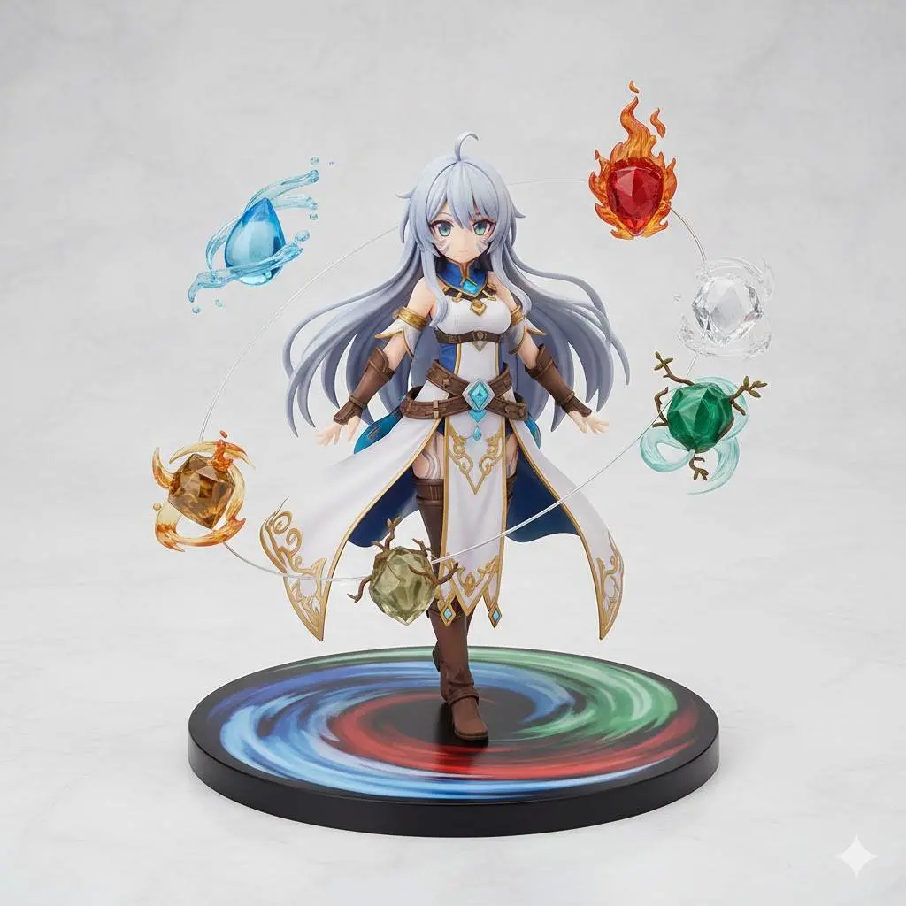 elements Magician girl