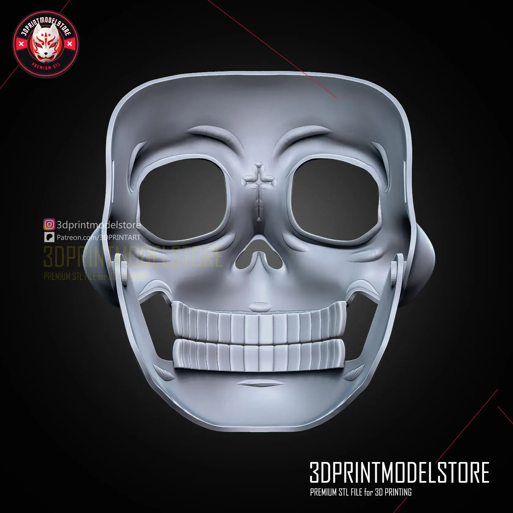 Duke of Death Daleth Skull Mask - Skeletor Anime Cosplay