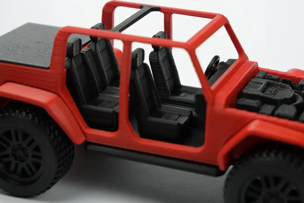 Open JEEP Gladiator style - fully printable