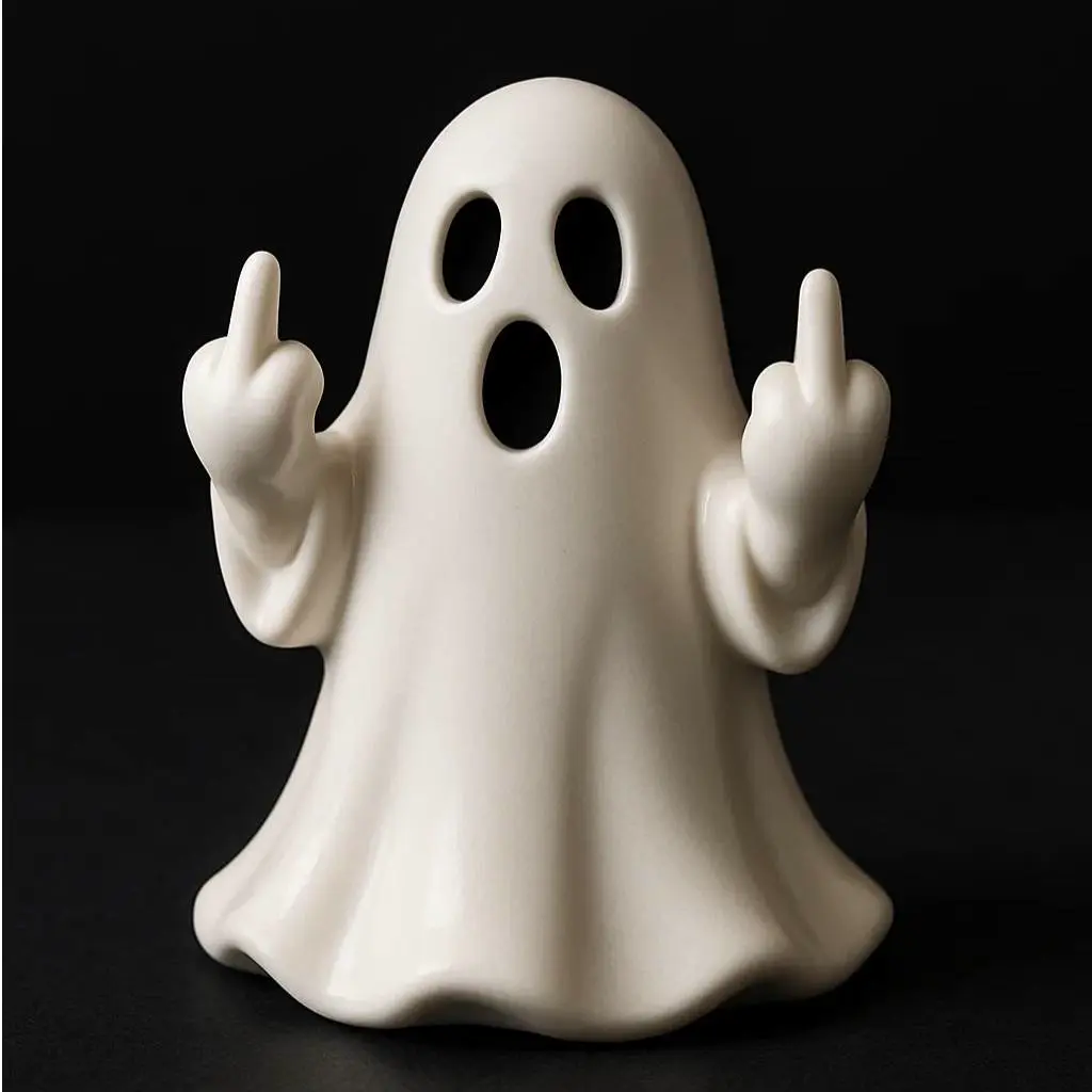 Home Decorations & Ornaments STL Download - Funny Middle Finger Ghostby ...