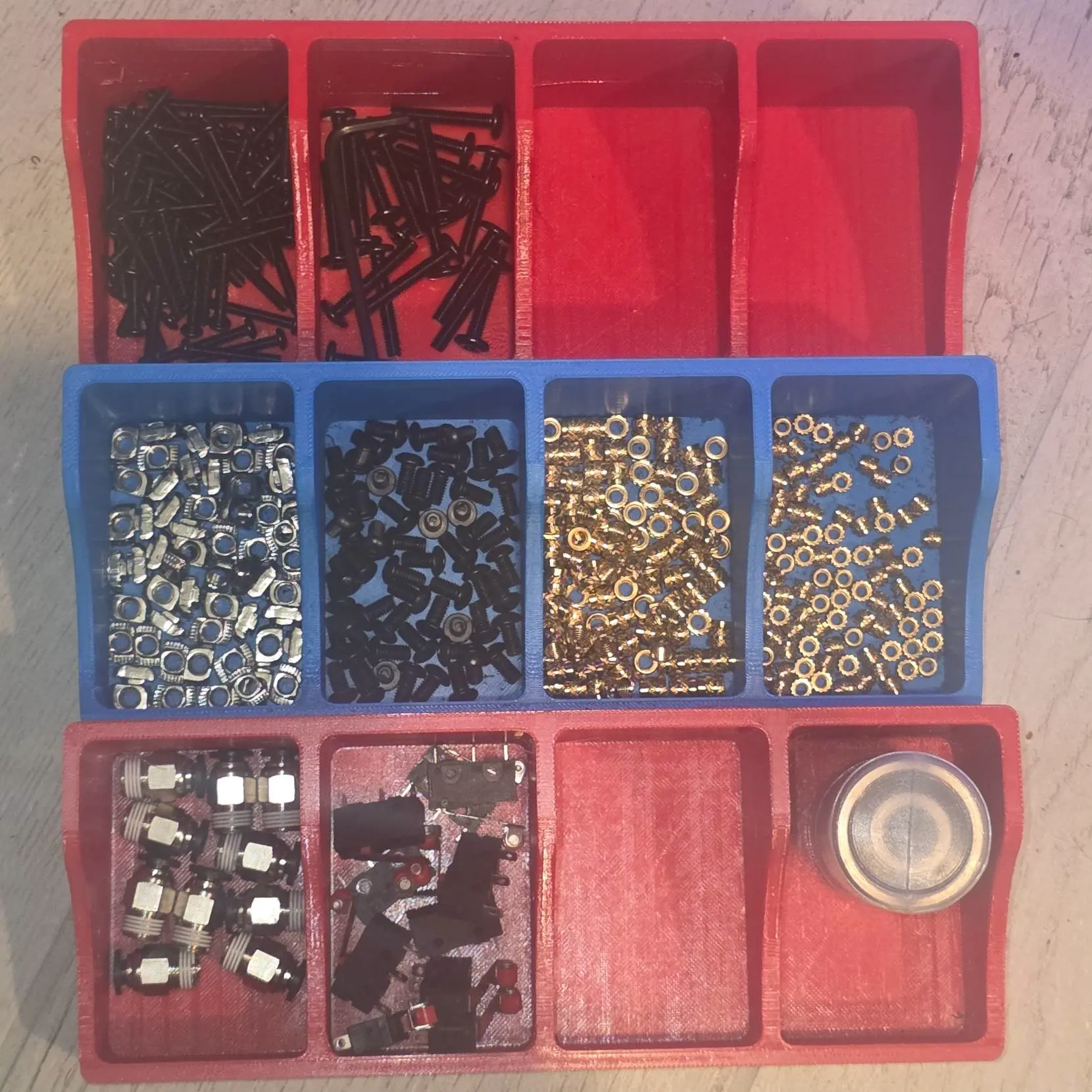 Screw and Parts Organizer for Makers