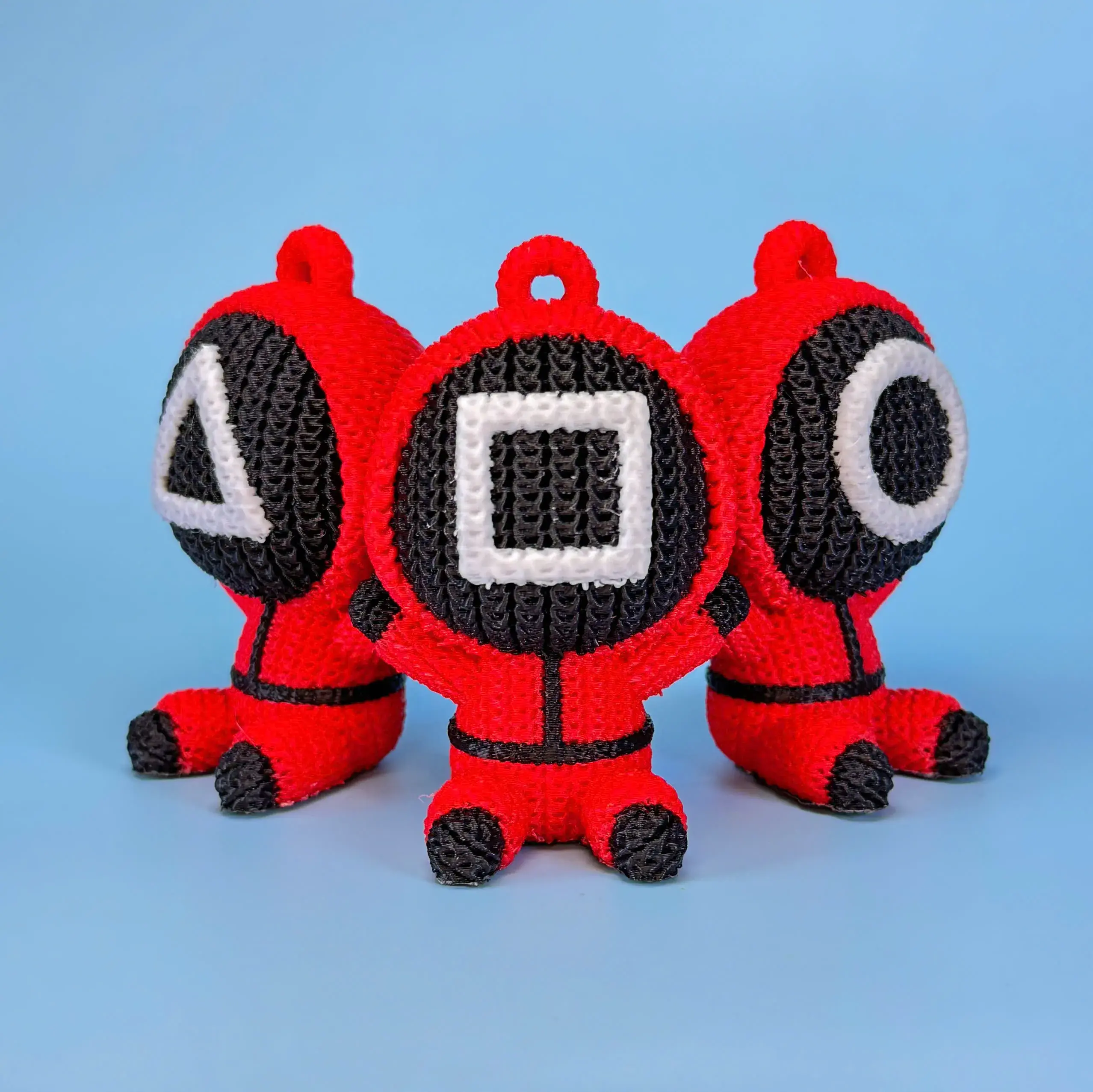 Squid Game Soldier Crochet - Knitted