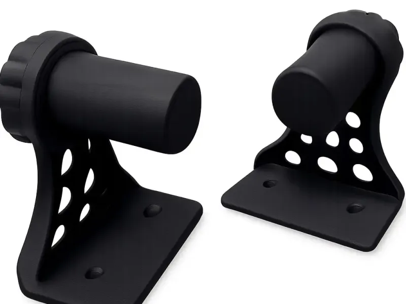 Paper towel holder with holes