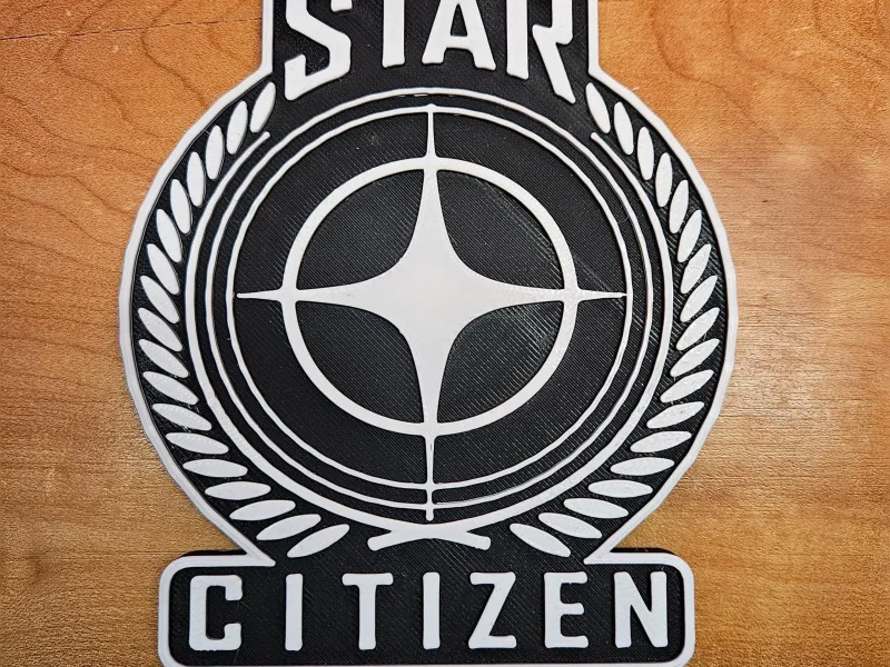 Star Citizen 3D Logo Coaster